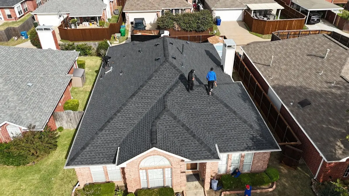 Commercial Roofing work in progress on a Springfield property